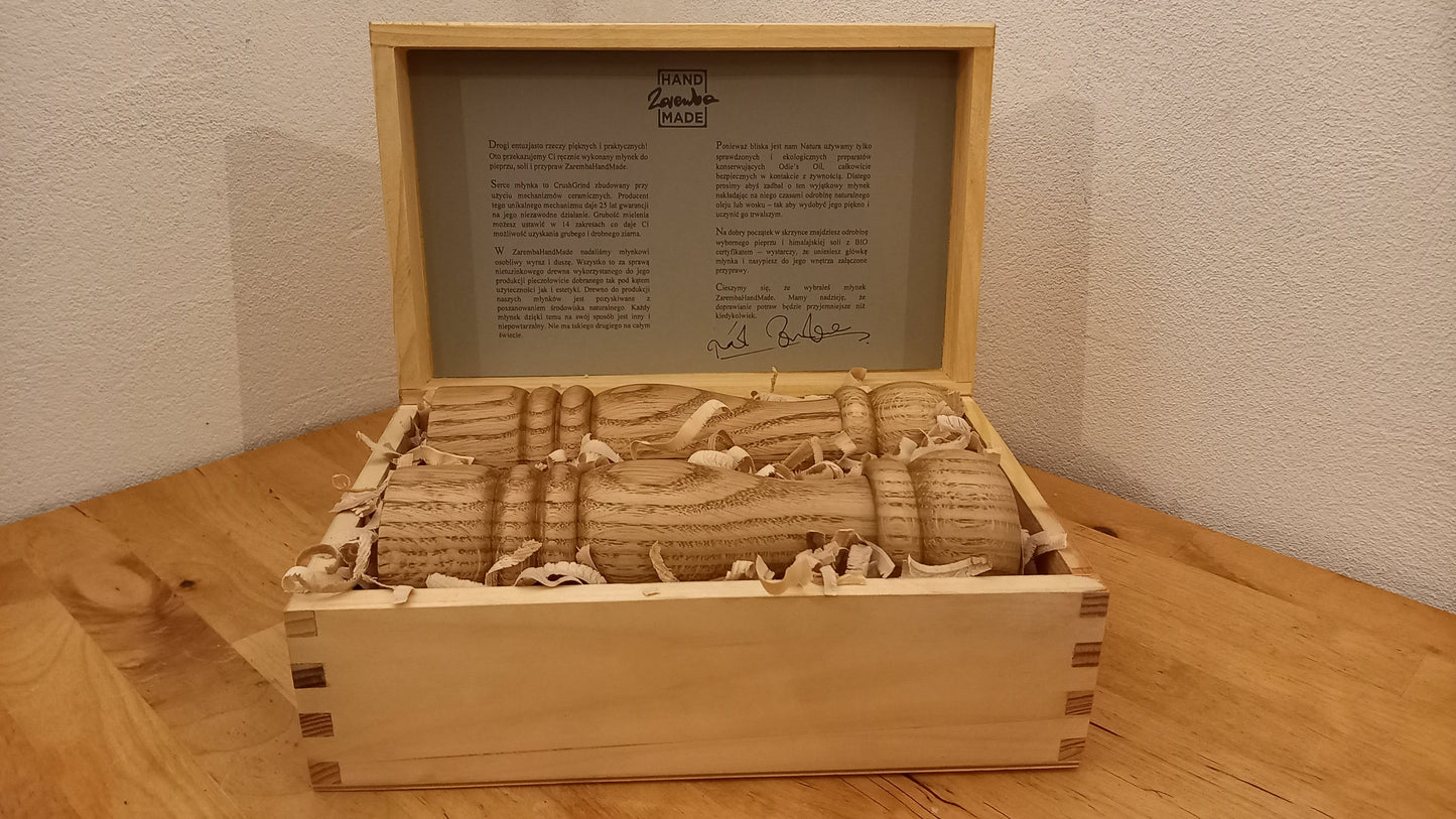 Młynki do przypraw (soli, pieprzu, ziół)