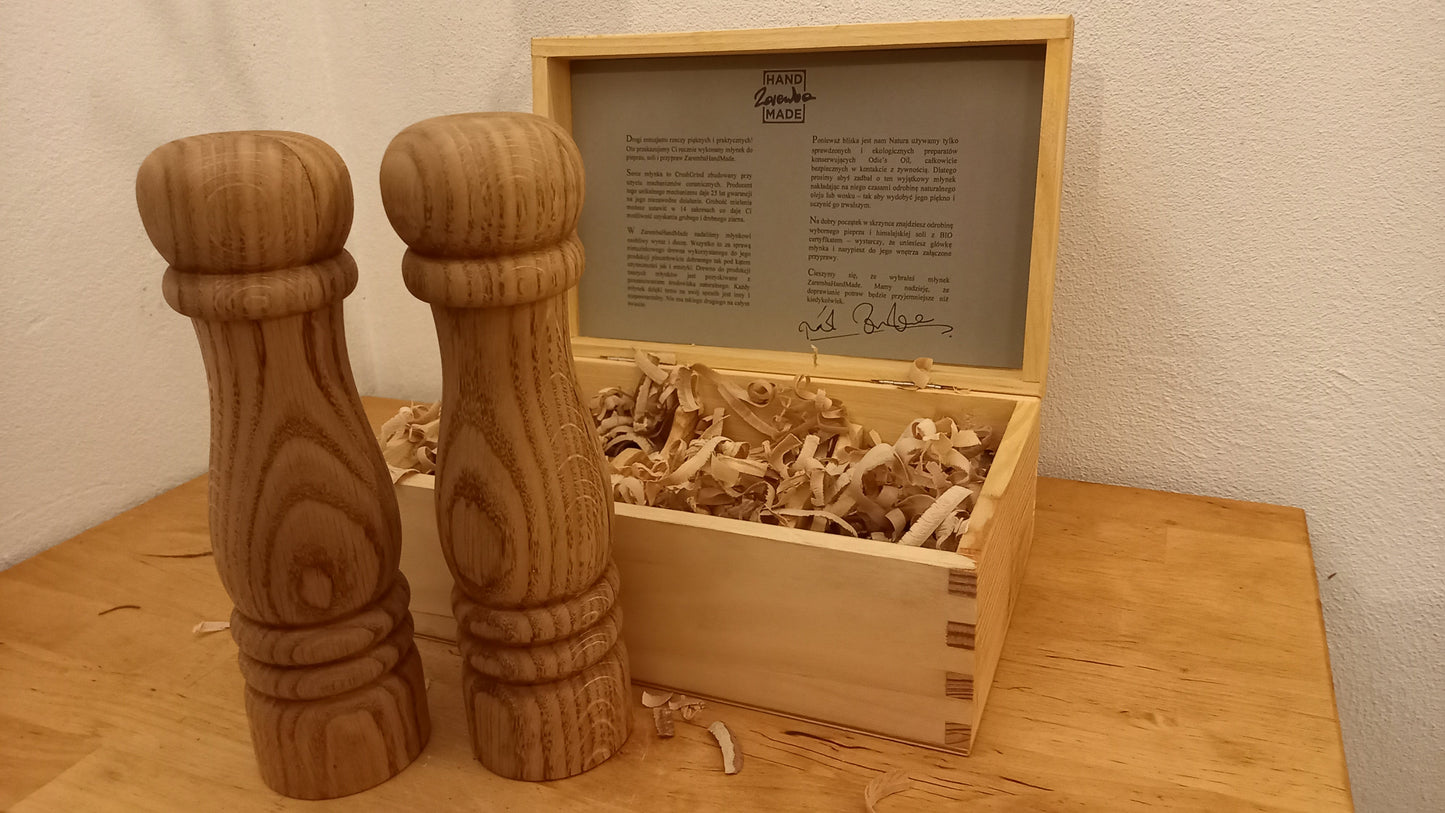 Młynki do przypraw (soli, pieprzu, ziół)