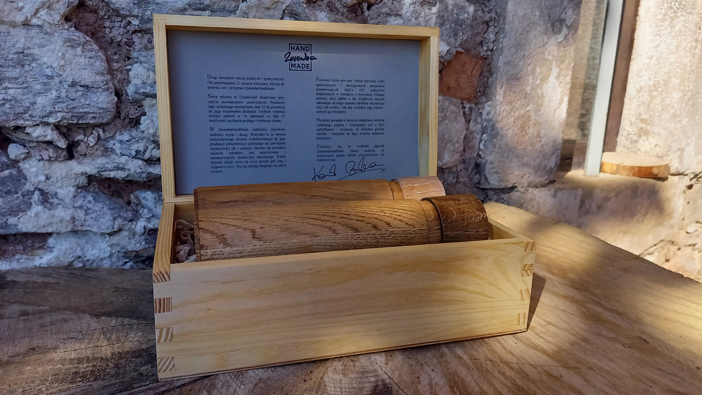 Młynki do przypraw (soli, pieprzu, ziół)