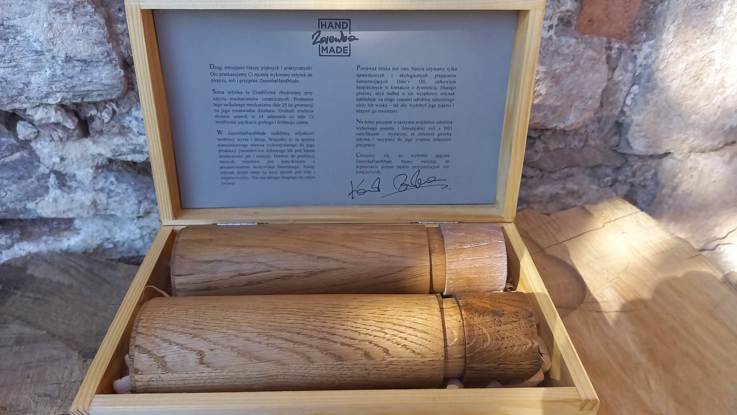 Młynki do przypraw (soli, pieprzu, ziół)