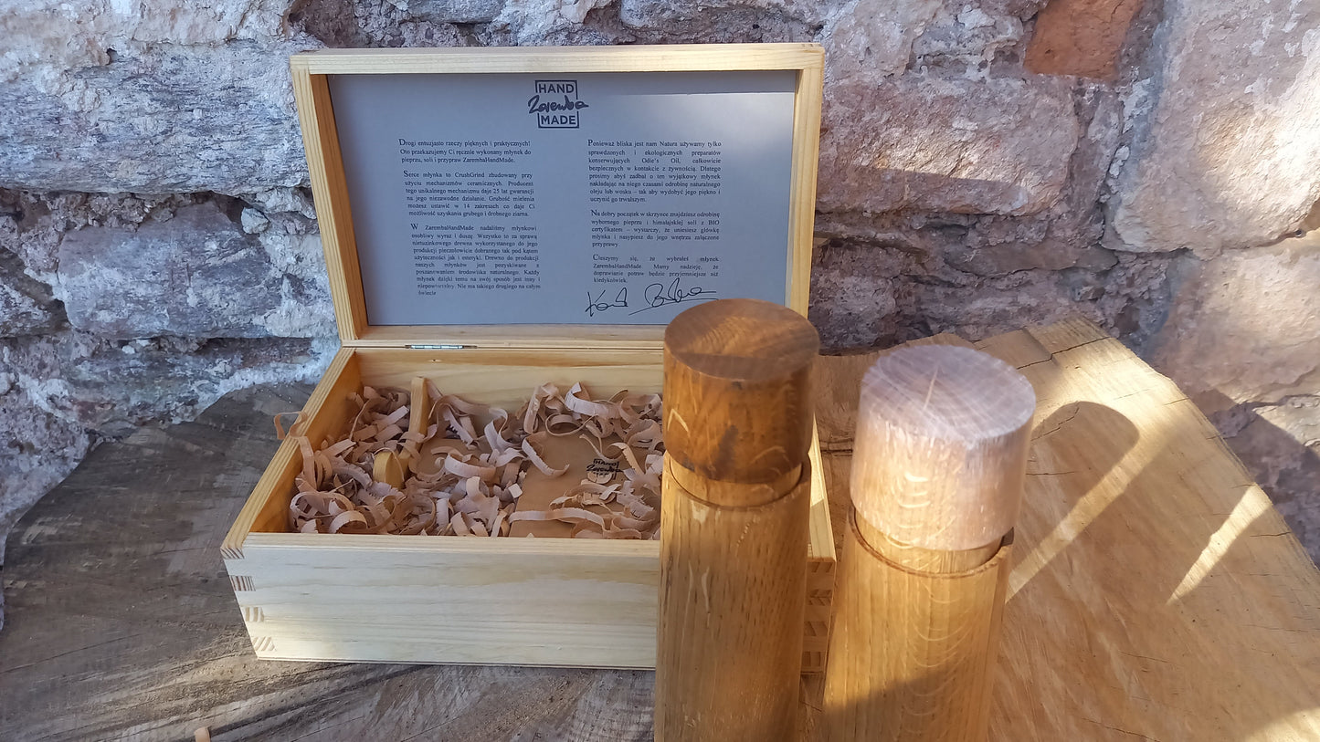 Młynki do przypraw (soli, pieprzu, ziół)